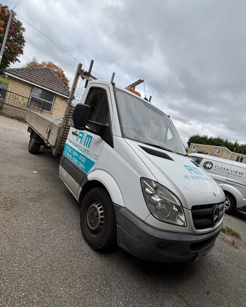 AM Scaffolding Yorkshire Emergency Scaffolding Response Van.