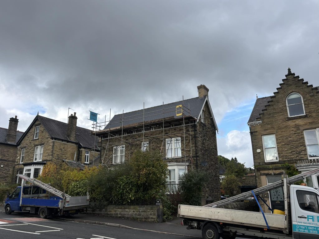Domestic Scaffolding Yorkshire, AM Scaffolding job.