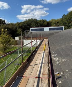 Edge protection scaffolding Yorkshire from AM Scaffolding Yorkshire.